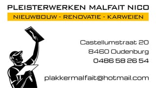 Pleisterwerken Malfait Nico  logo