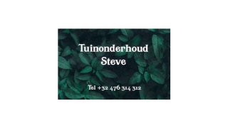 Tuinonderhoud Steve logo